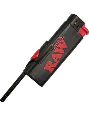 RAW Phoenix Black Feuerzeug schwarz-rot – Kompakt
