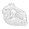 Hemper Jurassic Spark Skull Frosted Glass Hand Pipe – 10.7 cm