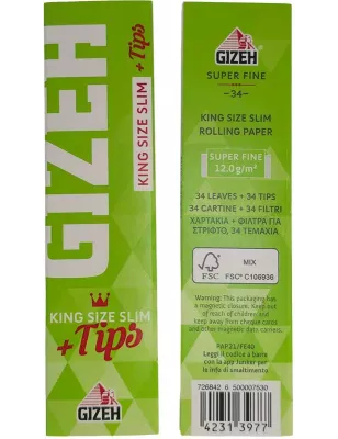 Gizeh King Size Slim Extra Fine Rolling Papers