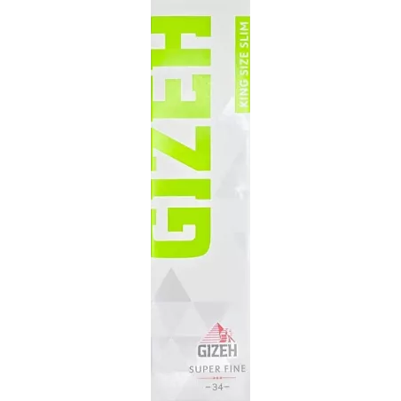Gizeh King Size Slim – Feuilles Super Fines 12 g/m²