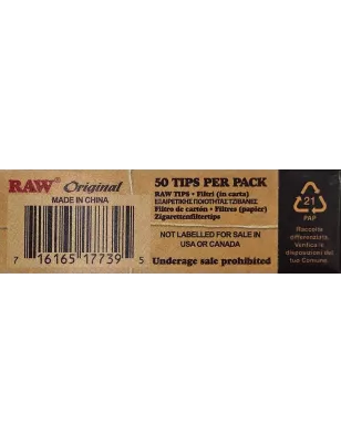 RAW – Filtres en carton (Tips)