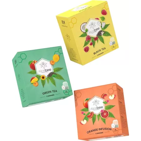 Alpsbee – Cannabis Tee Kollektion (3 Sorten)