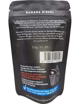 Qualicann Banana Diesel Fleurs de CBD