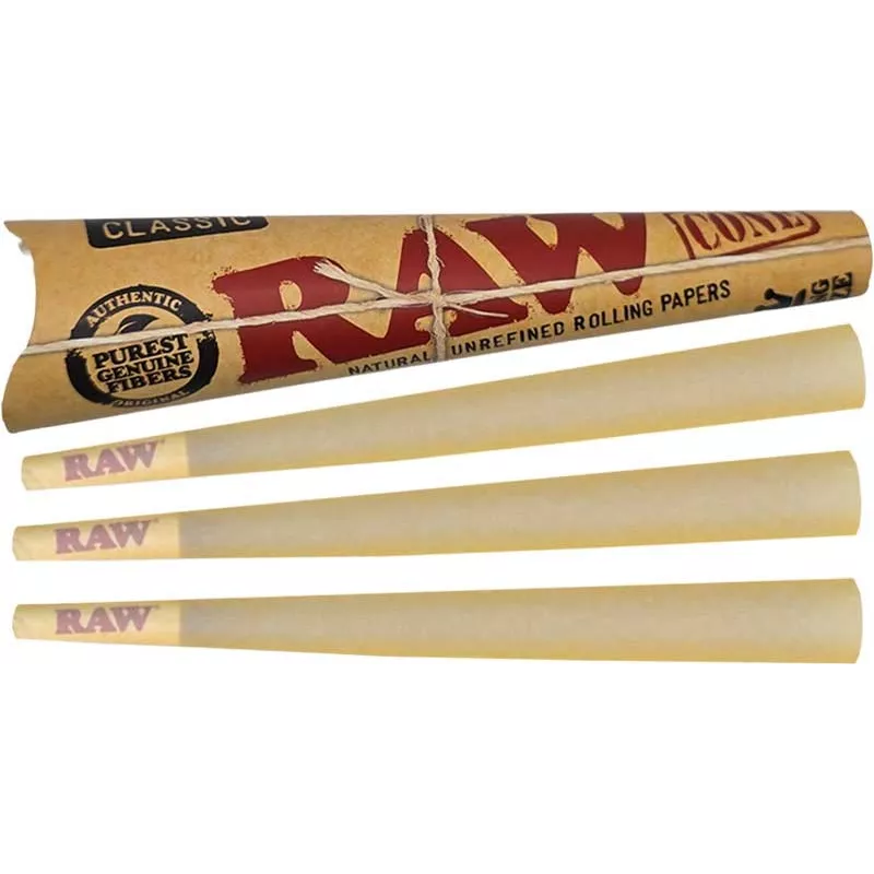 RAW – Cone Classic Kingsize 3 Stück – Vorgefertigte Cones