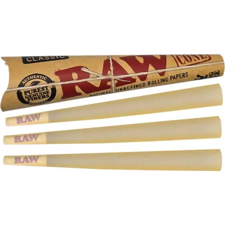 RAW – Cone Classic Kingsize 3 Stück – Vorgefertigte Cones