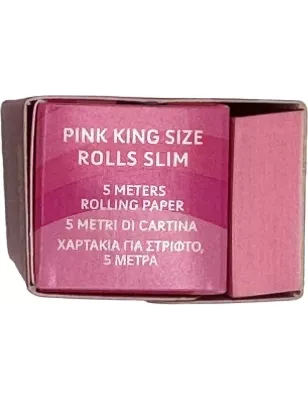 Gizeh – Pink Rolls Slim Extra Fine + Tips 5 m