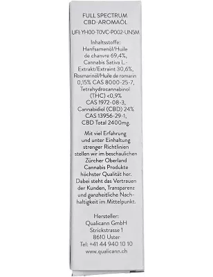 Qualicann – Huile CBD Entire Full Spectrum 24%