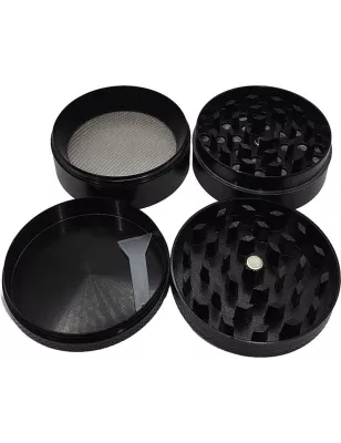 Gaiabis – Grinder 4-teilig Schwarz 50 mm