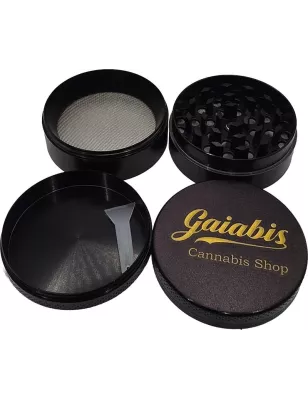 Gaiabis – Grinder 4-teilig Schwarz 50 mm