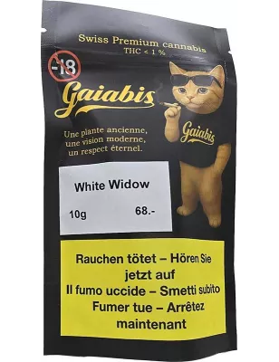 Gaiabis – White Widow CBD Indoor Blüten 10g