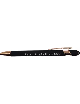 Gaiabis – Stylo Métallique Noir Gravé