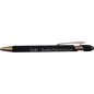 Gaiabis – Stylo Métallique Noir Gravé
