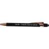 Gaiabis – Stylo Métallique Noir Gravé