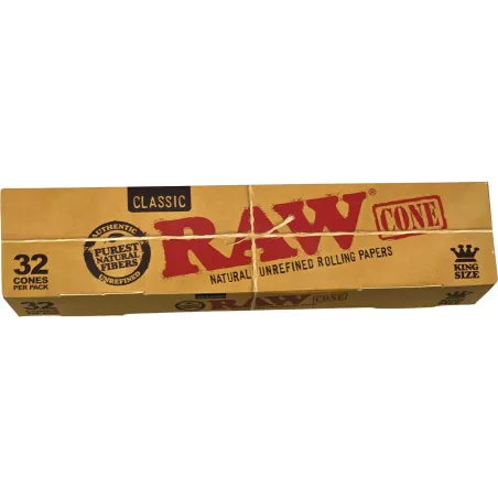 RAW – Classic Kingsize Cones vorgerollte Kegel x32