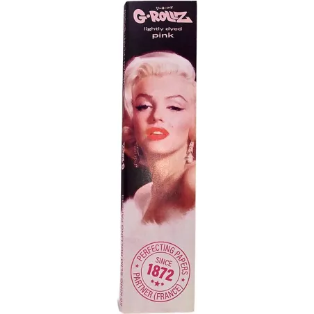 G-Rollz – Fabulous Face Pink King Size Slim Papers