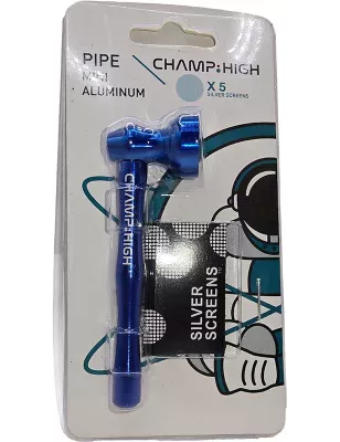 Champ High – Pipe Mini Métal Bleue 8.5 cm