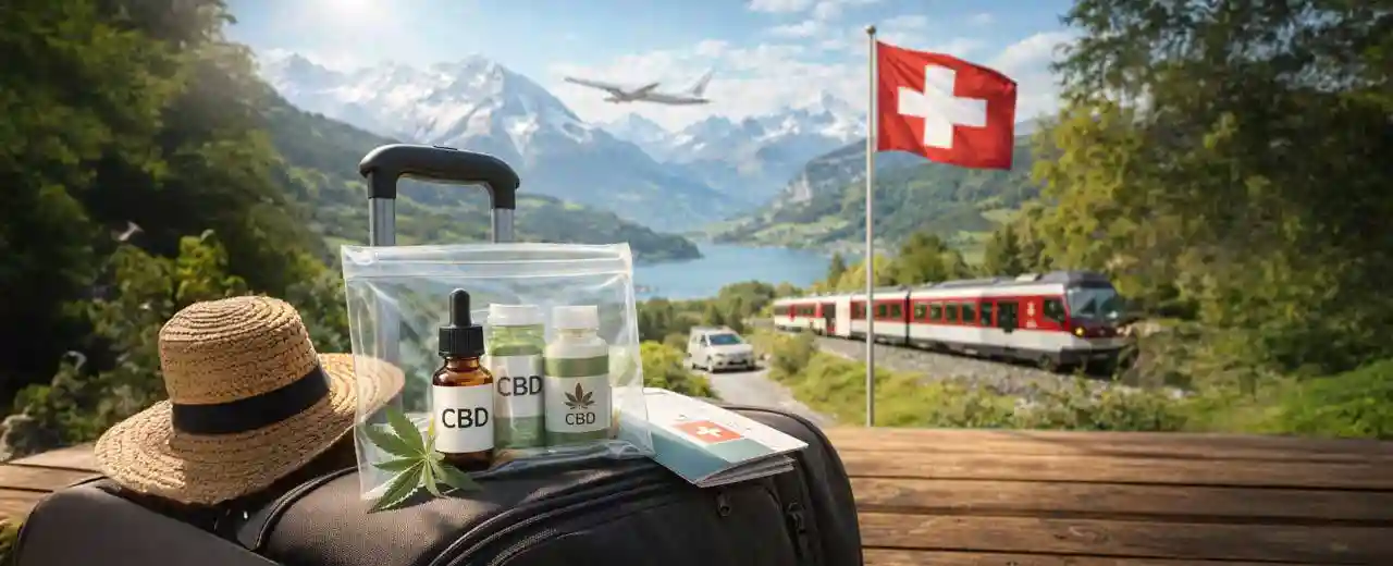 Voyager avec du CBD en Suisse : ce qu’il faut savoir avant de partir