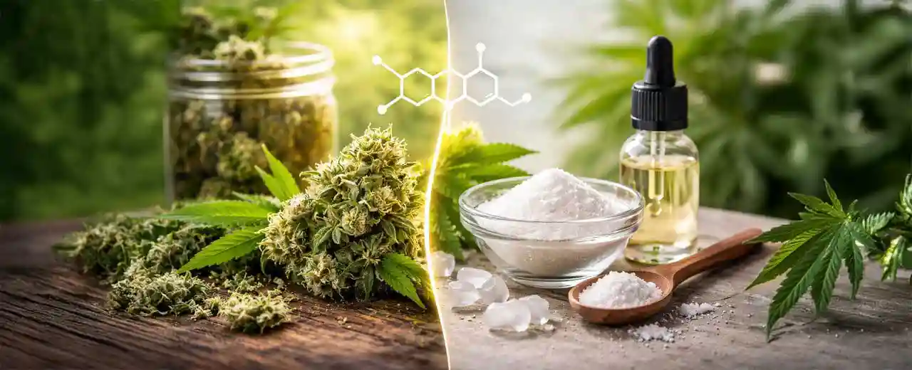CBD: Cannabisblüte oder reine Molekülsubstanz? Die Unterschiede verstehen
