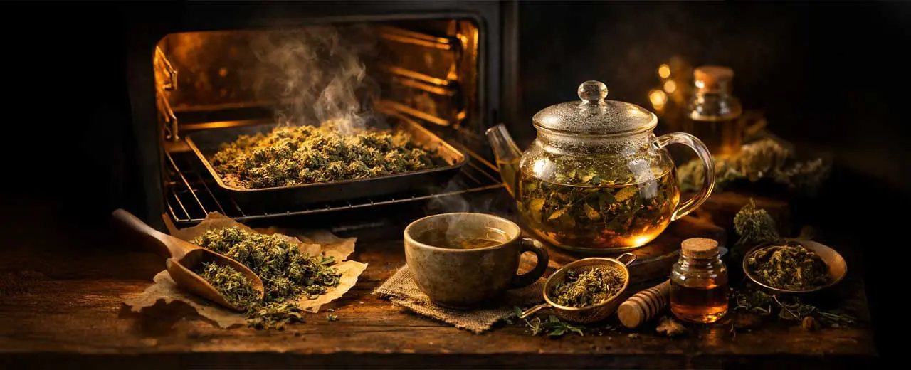 Decarboxylierung von Hanf: warum manche Cannabis-Tees so hergestellt werden