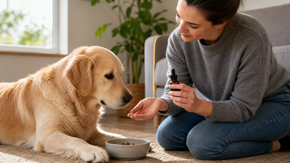 Come somministrare un olio CBD al proprio animale
