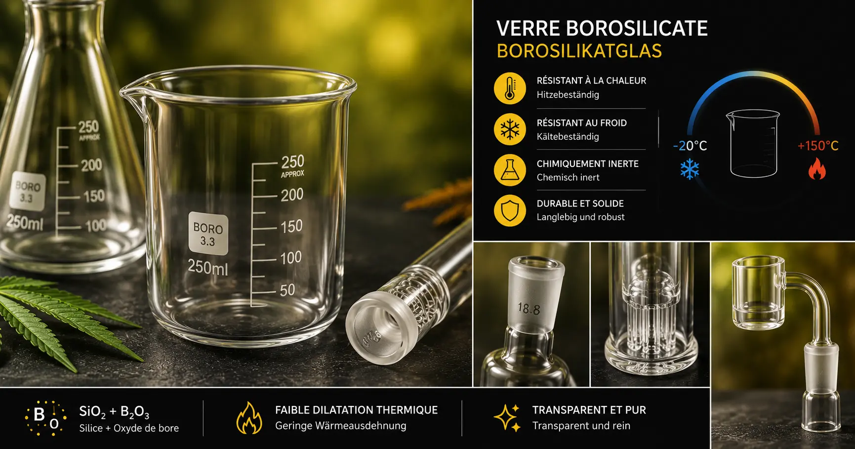 Verre borosilicate